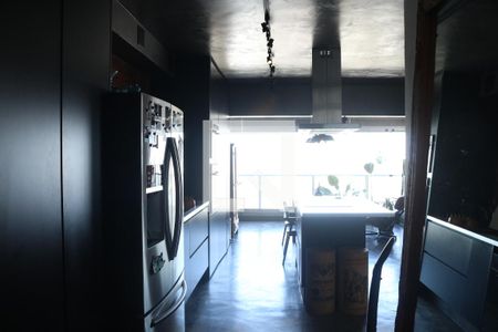 Sala e Cozinha Integrada de apartamento à venda com 1 quarto, 78m² em Barra Funda, São Paulo