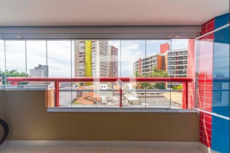 Varanda da Sala de apartamento à venda com 3 quartos, 134m² em Vila Assunção, Santo André