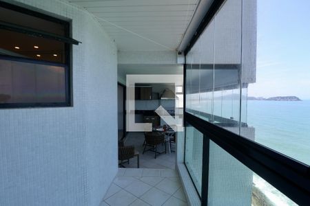 Varanda da  Suíte de apartamento para alugar com 4 quartos, 190m² em Morro do Maluf, Guarujá