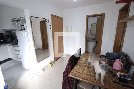 Sala de apartamento para alugar com 1 quarto, 38m² em Jardim Jamaica, Santo André