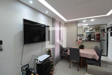 Sala de apartamento à venda com 2 quartos, 48m² em Kennedy, Contagem