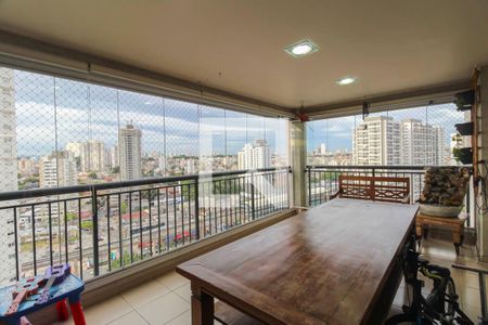 Varanda da Sala de apartamento à venda com 3 quartos, 127m² em Jardim Independência (são Paulo), São Paulo
