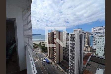 Vista da Sacada de apartamento para alugar com 2 quartos, 120m² em Itararé, São Vicente