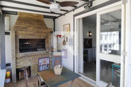 Área Gourmet de apartamento à venda com 4 quartos, 169m² em Higienópolis, Porto Alegre