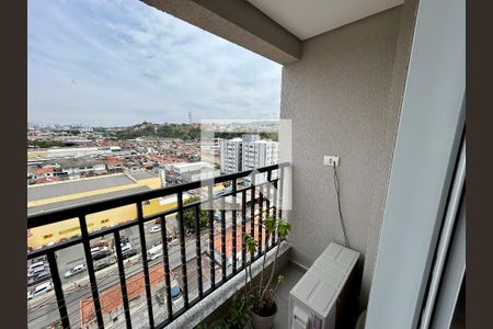 Varanda da Sala de apartamento para alugar com 2 quartos, 46m² em Vila Galvão, Guarulhos