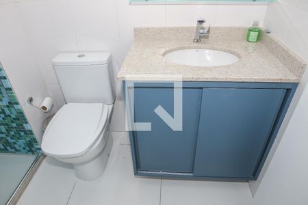 Banheiro de kitnet/studio à venda com 1 quarto, 26m² em Pompeia, São Paulo