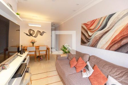 Sala de apartamento à venda com 3 quartos, 74m² em Jardim Testae, Guarulhos