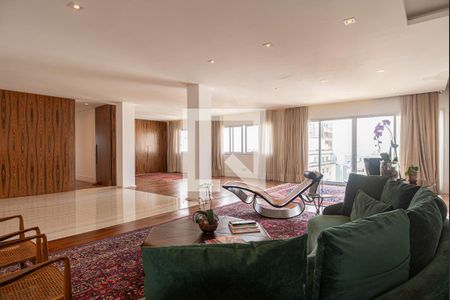 Sala de apartamento à venda com 4 quartos, 475m² em Morro dos Ingleses, São Paulo