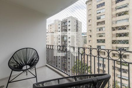 Varanda da Sala de apartamento à venda com 4 quartos, 112m² em Itaim Bibi, São Paulo