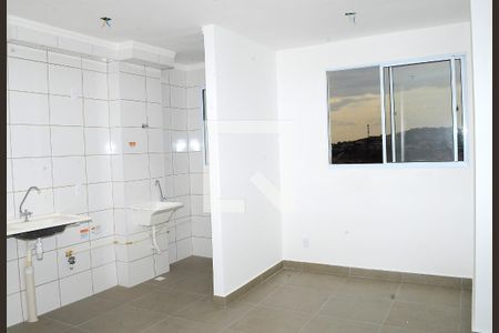Sala/Cozinha de apartamento para alugar com 2 quartos, 51m² em São Gabriel, Belo Horizonte