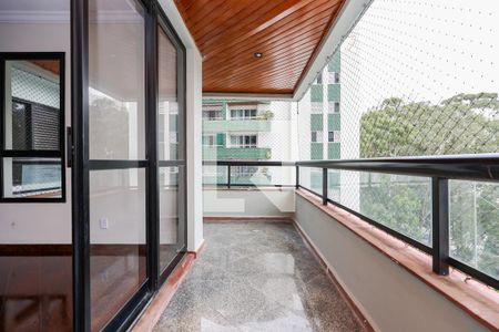 Varanda da Sala de apartamento à venda com 4 quartos, 157m² em Vila Suzana, São Paulo