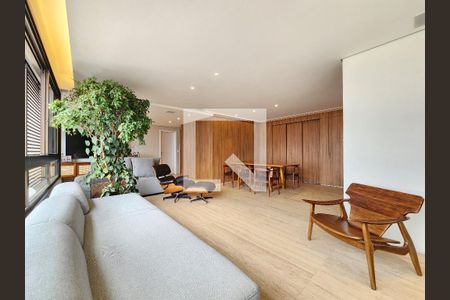 Sala de apartamento à venda com 3 quartos, 140m² em Sion, Belo Horizonte