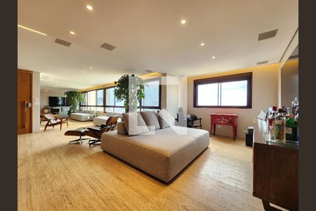 Sala de apartamento à venda com 3 quartos, 140m² em Sion, Belo Horizonte