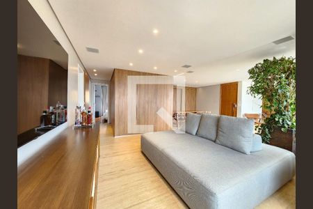 Sala de apartamento à venda com 3 quartos, 140m² em Sion, Belo Horizonte