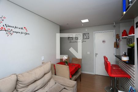 Sala de apartamento para alugar com 2 quartos, 47m² em Jardim Helga, São Paulo