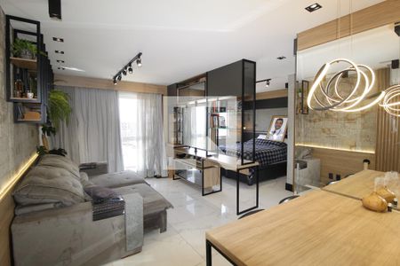 Sala de apartamento à venda com 1 quarto, 45m² em Petrópolis, Porto Alegre