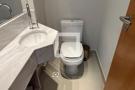 Lavabo de apartamento para alugar com 1 quarto, 58m² em Vila Matias, Santos