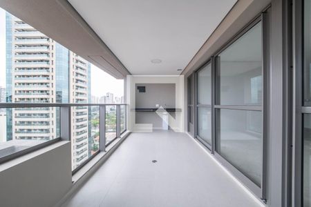 Varanda da Sala de apartamento à venda com 2 quartos, 81m² em Brooklin, São Paulo