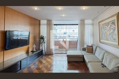 Sala de apartamento à venda com 4 quartos, 210m² em Lourdes, Belo Horizonte