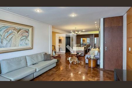 Sala de apartamento à venda com 4 quartos, 210m² em Lourdes, Belo Horizonte