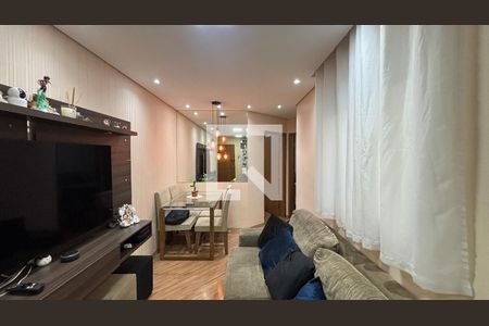 Sala de apartamento à venda com 2 quartos, 55m² em Parque Oratório, Santo André