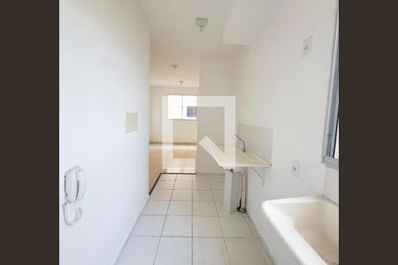 Cozinha e Área de Serviço de apartamento para alugar com 2 quartos, 38m² em Jardim Boa Vista (zona Oeste), Osasco
