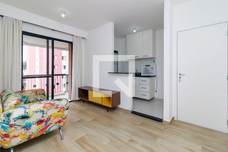 Sala de apartamento para alugar com 1 quarto, 40m² em Chácara Santo Antônio (zona Sul), São Paulo