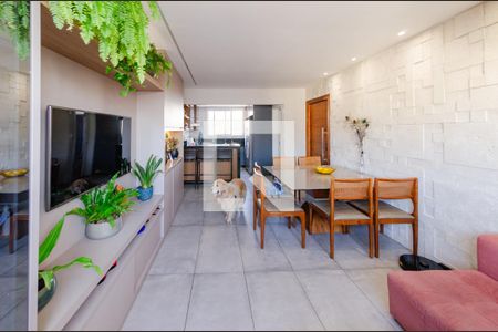 Sala de apartamento à venda com 3 quartos, 177m² em Grajaú, Belo Horizonte