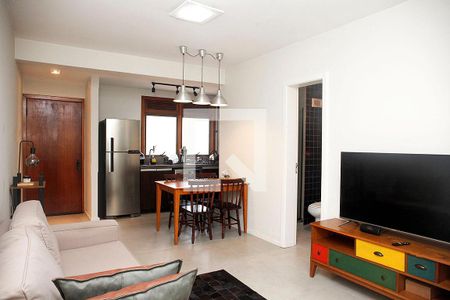 Sala de apartamento para alugar com 1 quarto, 55m² em Centro Histórico, Porto Alegre