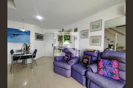 Sala de apartamento para alugar com 2 quartos, 74m² em Barra da Tijuca, Rio de Janeiro