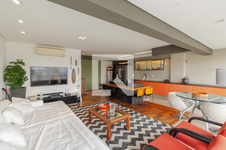 Sala de apartamento à venda com 1 quarto, 98m² em Itaim Bibi, São Paulo