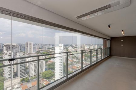 Varanda de apartamento à venda com 3 quartos, 154m² em Campo Belo, São Paulo