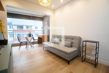 Sala/Cozinha de apartamento para alugar com 1 quarto, 32m² em Vila Madalena, São Paulo