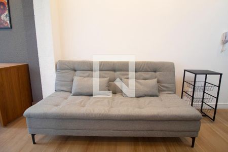 Sala/Cozinha de apartamento para alugar com 1 quarto, 32m² em Vila Madalena, São Paulo