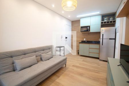 Sala/Cozinha de apartamento para alugar com 1 quarto, 32m² em Vila Madalena, São Paulo