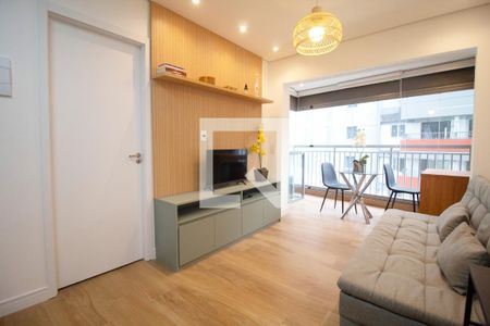 Sala/Cozinha de apartamento para alugar com 1 quarto, 32m² em Vila Madalena, São Paulo