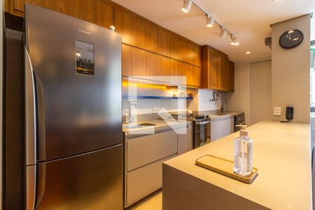 Sala/Cozinha de apartamento à venda com 2 quartos, 67m² em Vila Anglo Brasileira, São Paulo