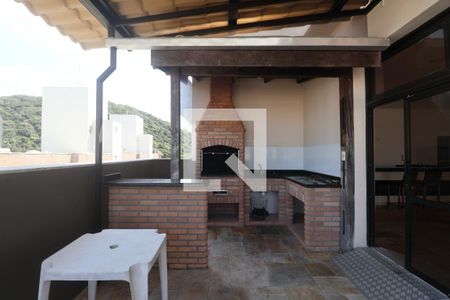 Área comum - Churrasqueira de apartamento para alugar com 1 quarto, 68m² em Sítio Paecara (vicente de Carvalho), Guarujá