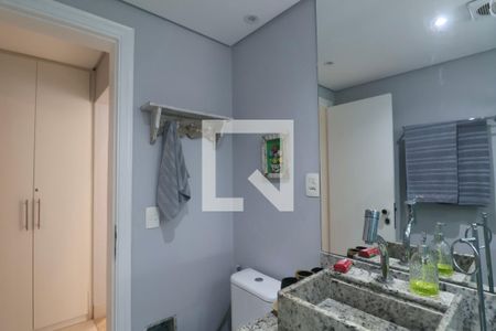 Banheiro Social de apartamento para alugar com 1 quarto, 68m² em Sítio Paecara (vicente de Carvalho), Guarujá