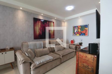 Sala de apartamento para alugar com 1 quarto, 68m² em Sítio Paecara (vicente de Carvalho), Guarujá