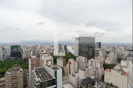 Vista da Varanda da Sala de apartamento para alugar com 1 quarto, 50m² em Consolação, São Paulo