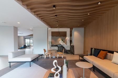 Área gourmet de kitnet/studio à venda com 1 quarto, 30m² em Vila Nova Conceição, São Paulo
