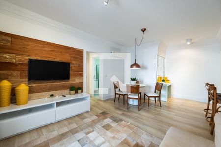 Sala de apartamento para alugar com 2 quartos, 85m² em Boqueirão, Santos