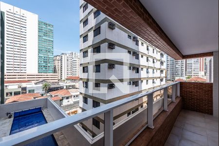 Varanda da Sala de apartamento para alugar com 2 quartos, 85m² em Boqueirão, Santos