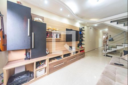 Sala de casa à venda com 3 quartos, 190m² em Jardim Alvorada, Santo André