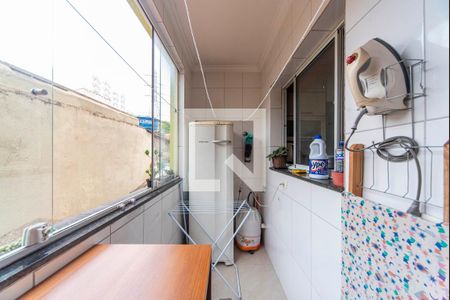 Varanda da Cozinha de casa à venda com 3 quartos, 190m² em Jardim Alvorada, Santo André