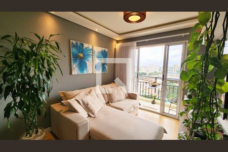 Sala de apartamento à venda com 2 quartos, 56m² em Vila Nova Esperia, Jundiaí