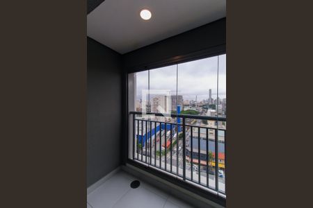 Varanda da Sala/Cozinha de apartamento para alugar com 1 quarto, 30m² em Quarta Parada, São Paulo