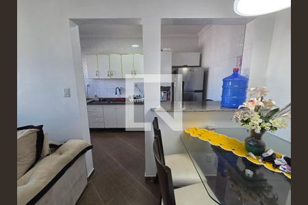 Sala de apartamento para alugar com 1 quarto, 82m² em Guilhermina, Praia Grande