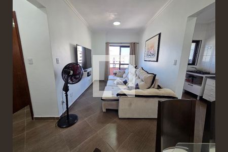 Sala de apartamento para alugar com 1 quarto, 82m² em Guilhermina, Praia Grande